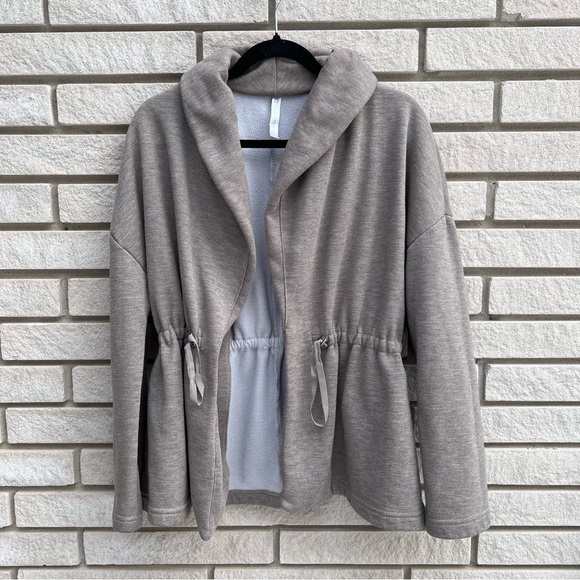 Fabletics Open Front Drawstring Jacket/Cardigan Sz S - Picture 2 of 7